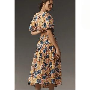 The Camilia Tiered Midi Skirt 2 pc. by Banjanan Anthropologie